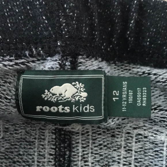 Roots Black Sweatpants With Roots Lettering (Butt) - Picture 3 of 4